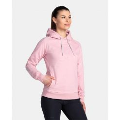 Damska bawełniana bluza z kapturem Kilpi SOHEY-W. Czerwone bluzy Kilpi, m, bez wzorów, z bawełny, z kapturem. Za 174.18 zł.