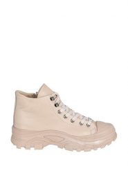 Noosy Skórzane sneakersy w kolorze beżowym rozmiar: 36. Brązowe trampki Noosy, bez wzorów, z materiału, za kostkę, bez zapięcia. Za 251.95 zł.