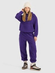 4F Spodnie dresowe polarowe damskie - fioletowe L. Fioletowe spodnie dresowe 4f, na co dzień, l, bez wzorów, z dresówki. Za 149.99 zł.