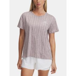 T-Shirt Damski Under Armour Koszulka Sportowa Szybkoschnąca. Szare koszulki sportowe Under Armour, bez wzorów, bez ramiączek, na fitness i siłownię. W wyprzedaży za 156.69 zł.