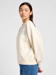 Lee Bluza w kolorze kremowym rozmiar: L. Brązowe bluzy Lee, l, bez wzorów, bez kaptura. Za 105.63 zł.