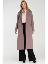 Nife Płaszcz przejściowy w kolorze szarobrązowym rozmiar: 38. Brązowe płaszcze Nife, bez wzorów, bez kaptura. Za 382.89 zł.