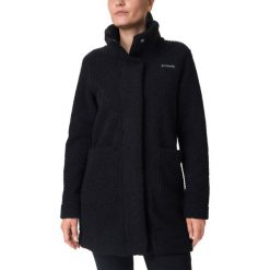 Płaszcz Polarowy Damski Columbia Panorama Long Jacket. Czarne płaszcze Columbia, m, bez wzorów, z polaru, bez kaptura. Za 555.99 zł.