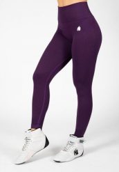 Legginsy sportowe damskie Neiro Bezszwowe. Zielone legginsy GORILLA WEAR, s, bez wzorów, z nylonu, na fitness i siłownię. Za 229.00 zł.