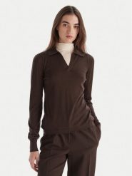 Weekend Max Mara Sweter Cappa 2525366052 Brązowy Regular Fit. Brązowe swetry Weekend Max Mara, m, bez wzorów, z wełny, bez ramiączek. Za 829.99 zł.