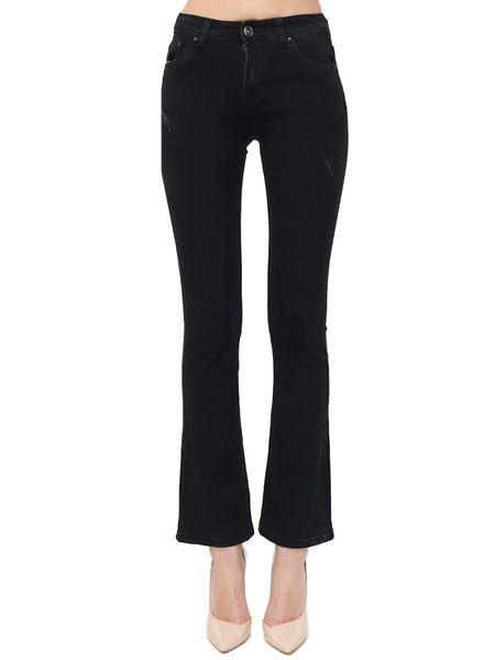 ASSUILI Dżinsy - Slim fit - w kolorze czarnym rozmiar: 36. Czarne jeansy Assuili, bez wzorów, z standardowym stanem. Za 125.85 zł.