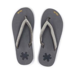 Japonki basenowe damskie Flip Flop Glam. Szare klapki Flip Flop, bez wzorów, bez obcasa. Za 100.05 zł.