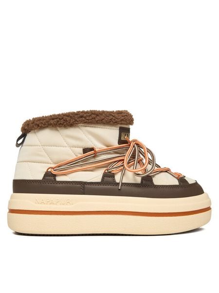 Napapijri Śniegowce NP0A892U Écru. Trapery i śniegowce Napapijri, z materiału. Za 409.99 zł.