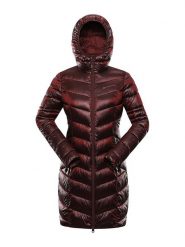 Alpine Pro Płaszcz pikowany "Orefa" w kolorze bordowym rozmiar: XS. Czerwone płaszcze Alpine Pro, xs, bez wzorów, bez kaptura. Za 350.56 zł.