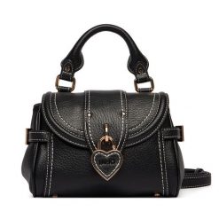 Torebka Liu Jo. Czarne torebki klasyczne Liu Jo, bez wzorów, bez dodatków. Za 599.99 zł.