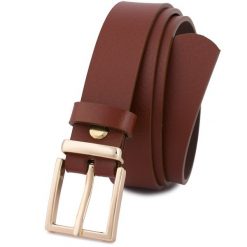 Pasek skórzany BELTIMORE r.95-110 cm O10 brązowy. Brązowe paski bez wzorów. Za 60.49 zł.