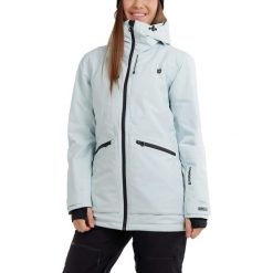 Kurtka narciarska damska Pemberton Allmountain Jacket. Zielone kurtki narciarskie FUNDANGO, xs, bez wzorów, bez kaptura, narciarskie. Za 669.90 zł.