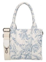 Charm Torebka "Bond" w kolorze biało-błękitnym - 26 x 21 x 13 cm rozmiar: onesize. Białe torby na ramię Charm, bez wzorów, z materiału, przez ramię, bez dodatków. Za 82.99 zł.