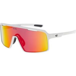 Okulary przeciwsłoneczne GOG ENKI. Białe okulary przeciwsłoneczne GOG, bez wzorów, sportowe. Za 159.00 zł.