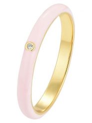 Les Favorites Pozłacany pierścionek z cyrkonią rozmiar: 58. Różowe pierścionki Les Favorites, z cyrkonią, pozłacane. Za 69.99 zł.