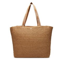 Torebka Roxy. Brązowe shopper Roxy, bez wzorów, bez dodatków. Za 159.99 zł.