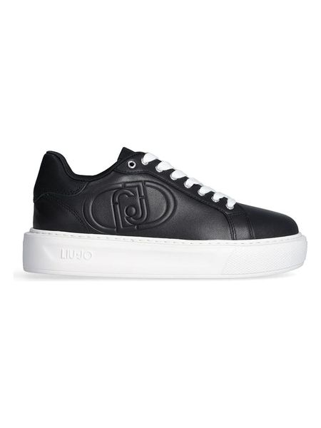 Liu Jo Skórzane sneakersy w kolorze czarnym rozmiar: 40. Czarne trampki Liu Jo, bez wzorów, z materiału, bez zapięcia. Za 325.79 zł.