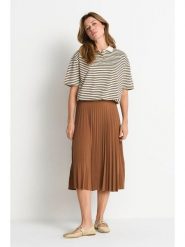 Rich & Royal Spódnica plisowana w kolorze jasnobrązowym rozmiar: 38. Brązowe spódnice Rich & Royal, bez wzorów, midi. Za 219.95 zł.