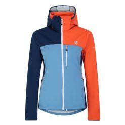 Kurtka Softshell Damska Lexan Colour Block. Brązowe kurtki sportowe Dare 2b, xs, bez wzorów, z softshellu, bez kaptura, trekkingowe. Za 155.99 zł.