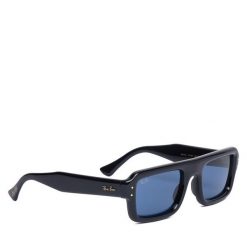 Okulary przeciwsłoneczne Ray-Ban. Niebieskie okulary przeciwsłoneczne Ray-Ban, bez wzorów. Za 769.99 zł.