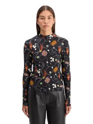 Scotch & Soda Koszulka w kolorze czarnym rozmiar: L. Czarne bluzki Scotch & Soda, l, bez wzorów, bez kołnierzyka, bez ramiączek. Za 113.63 zł.