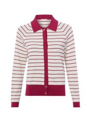 Liu Jo Collection Kardigan Kobiety Sztuczne włókno czerwony|biały, M. Białe kardigany Liu Jo Collection, m, bez wzorów, z dzianiny. Za 279.95 zł.