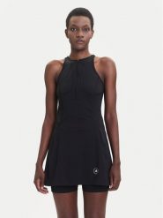 Adidas by Stella McCartney Sukienka tenisowa Training JW4568 Czarny Slim Fit. Czarne koszulki sportowe adidas by Stella McCartney, bez wzorów, z syntetyku, bez ramiączek, tenisowe. Za 799.99 zł.
