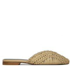 Klapki Patrizia Pepe. Brązowe klapki Patrizia Pepe, bez wzorów, bez obcasa. Za 1,249.00 zł.