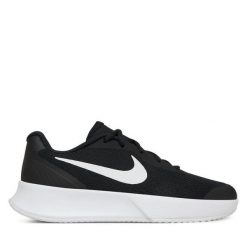 Buty do tenisa Nike. Czarne obuwie sportowe Nike, bez zapięcia, tenisowe. Za 379.99 zł.