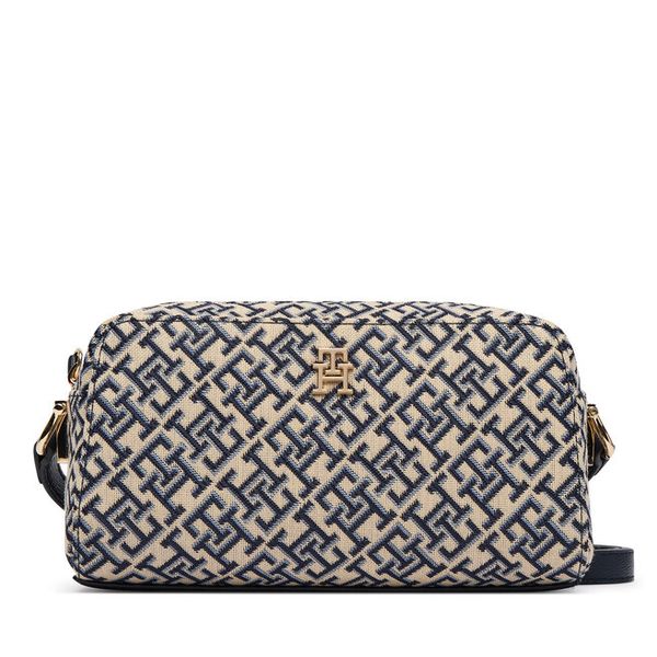 Torebka Tommy Hilfiger. Niebieskie listonoszki TOMMY HILFIGER, bez wzorów, bez dodatków. Za 489.99 zł.