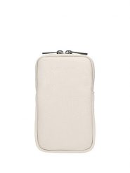 Wojas Skórzana torebka w kolorze beżowym na telefon - 9 x 16 x 1 cm rozmiar: onesize. Brązowe torby na ramię Wojas, bez wzorów, z materiału, przez ramię, bez dodatków. Za 83.62 zł.