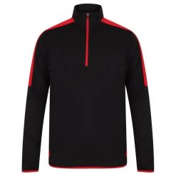 Warstwa Środkowa Dla Dorosłych Unisex Z Kontrastowymi Detalami. Czarne swetry FINDEN & HALES, bez wzorów, bez ramiączek. Za 139.99 zł.