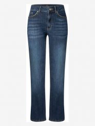 More & More Dżinsy - Slim fit - w kolorze granatowym rozmiar: 40. Niebieskie jeansy More & More, z aplikacjami, z podwyższonym stanem. Za 202.03 zł.