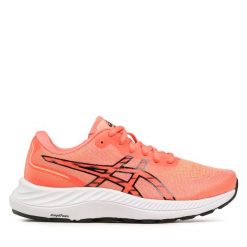 Buty do biegania Asics. Brązowe obuwie sportowe Asics, bez zapięcia, do biegania. Za 419.99 zł.