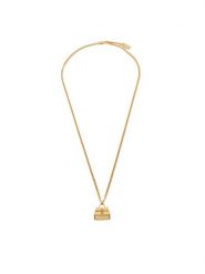 Marc Jacobs Naszyjnik The St. Marc Cuban-Link Chain Necklace 2F3JNC001J37 Złoty. Żółte naszyjniki Marc Jacobs, metalowe. Za 379.99 zł.