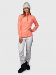 Brunotti Bluza polarowa "Misma" w kolorze łososiowym rozmiar: XL. Pomarańczowe bluzy Brunotti, xl, bez wzorów, z polaru, bez kaptura. Za 73.99 zł.