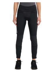 Haglöfs Legginsy funkcyjne "Luna" w kolorze czarnym rozmiar: XS. Czarne legginsy Haglöfs, xs, bez wzorów, z materiału, outdoorowe. Za 283.48 zł.