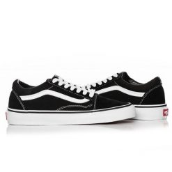 Buty unisex trampki sportowe Vans OLD SKOOL BLACK WHITE. Białe obuwie sportowe Vans, bez zapięcia, trekkingowe, Vans Old Skool. W wyprzedaży za 219.00 zł.