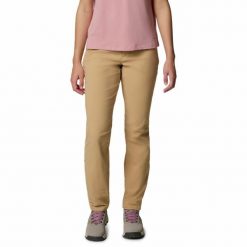 Spodnie trekkingowe damskie Columbia Leslie Falls Pant II. Brązowe spodnie sportowe Columbia, l, bez wzorów, trekkingowe. Za 239.99 zł.