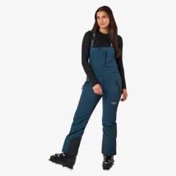 Spodnie narciarskie Kobieta Swedemount Cervinia Bib Pants wodoodporne. Czarne spodnie narciarskie SWEDEMOUNT, bez wzorów, narciarskie. W wyprzedaży za 522.00 zł.