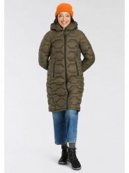 Icepeak Płaszcz pikowany "Pomaria" w kolorze khaki rozmiar: 48. Brązowe płaszcze Icepeak, bez wzorów, bez kaptura. Za 433.83 zł.