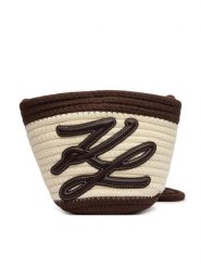 KARL LAGERFELD Torebka B1W46081 Czarny. Czarne listonoszki KARL LAGERFELD, bez wzorów, z materiału, bez dodatków. Za 649.99 zł.