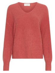 MOSS COPENHAGEN Sweter w kolorze jasnoróżowym rozmiar: M/L. Różowe swetry Moss Copenhagen, l, bez wzorów, z wełny, bez ramiączek. Za 209.95 zł.