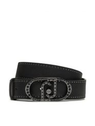 Liu Jo Pasek Damski Hips Belt 3.5Cm AF4307 P0064 Czarny. Czarne paski Liu Jo, bez wzorów, ze skóry. Za 299.99 zł.