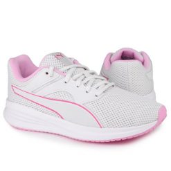 Buty damskie sportowe do biegania Puma TRANSPORT. Szare obuwie sportowe Puma, bez zapięcia, do biegania. W wyprzedaży za 169.00 zł.