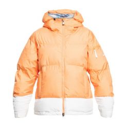 Kurtka snowboardowa damska ROXY Chloe Kim Puffy. Brązowe kurtki narciarskie Roxy, s, bez wzorów, bez kaptura, narciarskie. Za 939.99 zł.