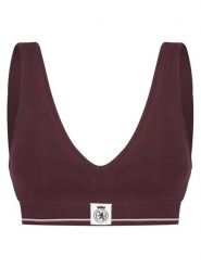 Tommy Hilfiger Biustonosz top UW0UW06062 Bordowy. Czerwone biustonosze TOMMY HILFIGER, bez wzorów, z bawełny. Za 219.99 zł.