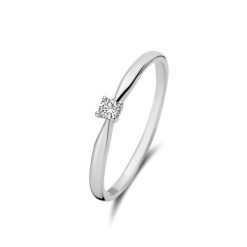 Isabel Bernard Pierścionek Isabel Bernard De La Paix Céline - białe złoto - diament 0.05 karata Pierścionki 1 ct Damski. Białe pierścionki Isabel Bernard, z diamentem, złote. Za 1,224.99 zł.