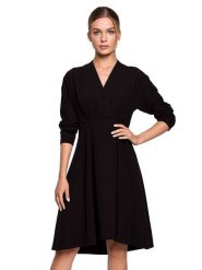 Stylove Sukienka w kolorze czarnym rozmiar: L. Czarne sukienki Stylove, l, bez wzorów, bez kołnierzyka, bez ramiączek, midi. Za 96.83 zł.