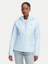 Tommy Jeans Kurtka przejściowa DW0DW20959 Niebieski jasny Slim Fit. Niebieskie kurtki Tommy Jeans, m, bez wzorów, z jeansu, bez kaptura. Za 649.99 zł.